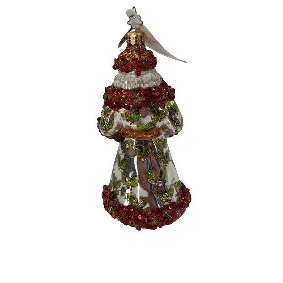 Radko LUXBERRY HOLIDAY Santa Claus SEQUINS Christmas Ornament 1014010 tags + Box - Picture 7 of 10